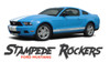 Ford Mustang STAMPEDE ROCKER Lower Door Panel Body Stripes Vinyl Graphics Decals 2010 2011 2012 Models