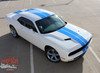 Dodge Challenger RALLY 15 Bumper to Bumper 10 inch Vinyl Graphics Racing Stripes Decals Kit 2015 2016 2017 2018 2019 2020 2021 2022 2023