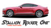 Ford Mustang STALLION ROCKER ONE Lower Door Rocker Panel Body Stripes Vinyl Graphic Decals 2015 2016 2017