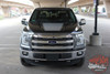 Ford F-150 FORCE HOOD 15 SOLID Appearance Package Center Wide Hood Vinyl Graphic Decal Kit for 2015 2016 2017 2018 2019