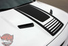 Dodge Challenger Factory OEM Style CUDA STROBE COMBO Strobe Hood and Side Vinyl Graphic Decal Stripes Kit 2008-2023