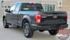 Ford F-150 RODE TAILGATE Pre-Cut Emblem Blackout Vinyl Graphic Decal Stripe Kit for 2015 2016 2017 Models