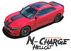 Dodge Charger N-CHARGE S-PACK R/T Scat Pack SRT 392 Hellcat Racing Stripe Rally Hood Vinyl Graphics Decals 2015 2016 2017 2018 2019 2020 2021 2022 2023