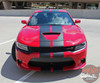 Dodge Charger N-CHARGE S-PACK R/T Scat Pack SRT 392 Hellcat Racing Stripe Rally Hood Vinyl Graphics Decals 2015 2016 2017 2018 2019 2020 2021 2022 2023