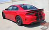 Dodge Charger N-CHARGE S-PACK R/T Scat Pack SRT 392 Hellcat Racing Stripe Rally Hood Vinyl Graphics Decals 2015 2016 2017 2018 2019 2020 2021 2022 2023