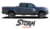 Toyota Tacoma TRD STORM Upper Body Door to Bed Side Accent Vinyl Graphic Striping Decal Kit for 2015 2016 2017 2018 2019 2020 2021 2022 2023