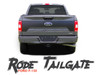 Ford F-150 RODE TAILGATE Pre-Cut Emblem Blackout Vinyl Graphic Decal Stripe Kit for 2018 2019