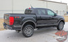 2019 Ford Ranger Rocker Panel Door Stripes RAPID ROCKER Body Vinyl Graphics Decal Kit 2019 2020 2021 2022 2023 2024