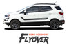 Ford EcoSport Door Stripes and Hood Vinyl Graphics FLYOUT Decal Kit 2013 2014 2015 2016 2017 2018 2019 2020 2021 2022