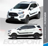 Ford EcoSport Door Stripes and Hood Vinyl Graphics FLYOUT Decal Kit 2013 2014 2015 2016 2017 2018 2019 2020 2021 2022