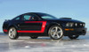 FASTBACK 1 : 2005-2009 Ford Mustang Boss Style Side Door Vinyl Graphics Rally Decal Striping Kit