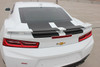 Rear spoiler view of Chevy Camaro Racing Stripes 3M CAM SPORT | 2016 2017 2018 Chevy Camaro Stripes and Decals