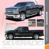 SHADOW : 2014-2018 Chevy Silverado Vinyl Graphic Decal Lower Body Accent Stripe Kit