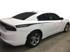 Side view of RECHARGE COMBO 15 : Dodge Charger Hood Decals and Side Stripe Decals