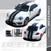 VW Beetle Stripes Decals BEETLE RALLY Vinyl Graphics fits 2012-2019 - 3M Wet Install and Avery Dry Install