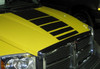 Hood of Yellow Dodge Power Wagon Stripes Ram 1500 Truck POWER 2009-2019