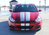 Front of Dodge Dart Hood Stripes DART RALLY 3M 2013 2014 2015 2016