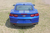 Silver Stripe on Blue Camaro | 2019 2020 2021 2022 2023 2024 Chevy Camaro Center Stripes REV SPORT 2019-2024