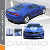 REV SPORT 2019 2020 2021 2022 2023 2024 Chevy Camaro Racing Stripes, Center Hood Stripes  and Trunk Decals