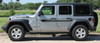 Side View of 2019 Jeep Wrangler Stripes BYPASS SIDE KIT 2018-2024