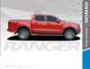 2019 2020 2021 2022 2023 2024 Ford Ranger Side Rocker Stripes NOMAD 3M Premium Auto Striping