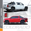ANTERO : 2015-2018 2019 2020 2021 Chevy Colorado Rear Truck Bed Accent Vinyl Graphic Decal Stripe Kit Wet and Dry Install Vinyl