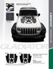 Flyer for 2021 Jeep Gladiator Map Hood Stripes 2020-2024 JOURNEY HOOD