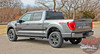 Side of Gray 2021 Ford F150 Truck Side Graphic Stripe Package SWAY XL SIDE KIT