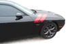 Black Challenger with Red Challenger Hash Stripes Decal DOUBLE BAR 2008-2023