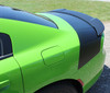 Rear angle of 2023 Dodge Charger Rear Trunk Stripes Daytona SRT 2015-2023