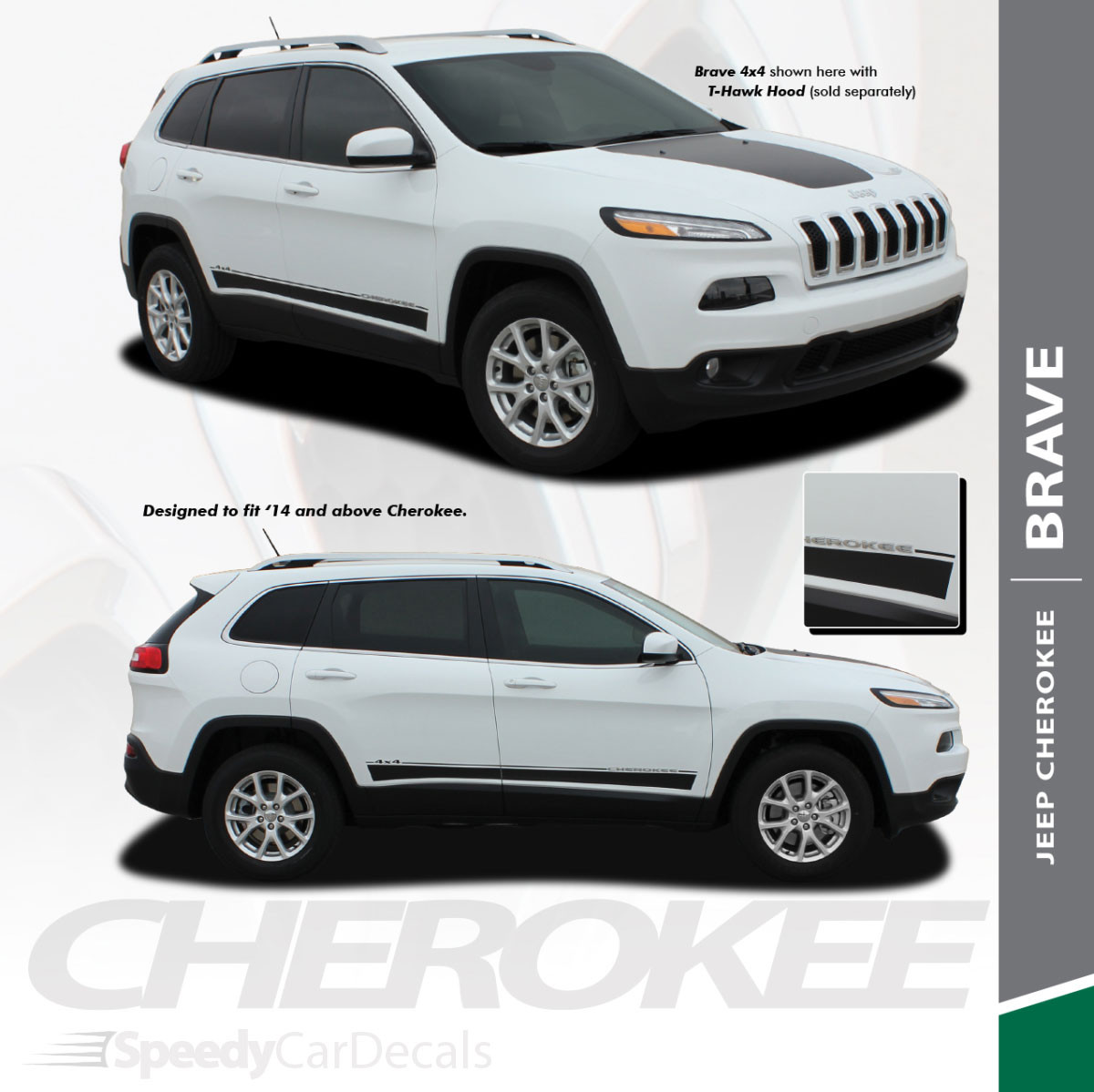 Buy Jeep Cherokee Stripes, Cherokee Decals, Cherokee Graphics 20142022