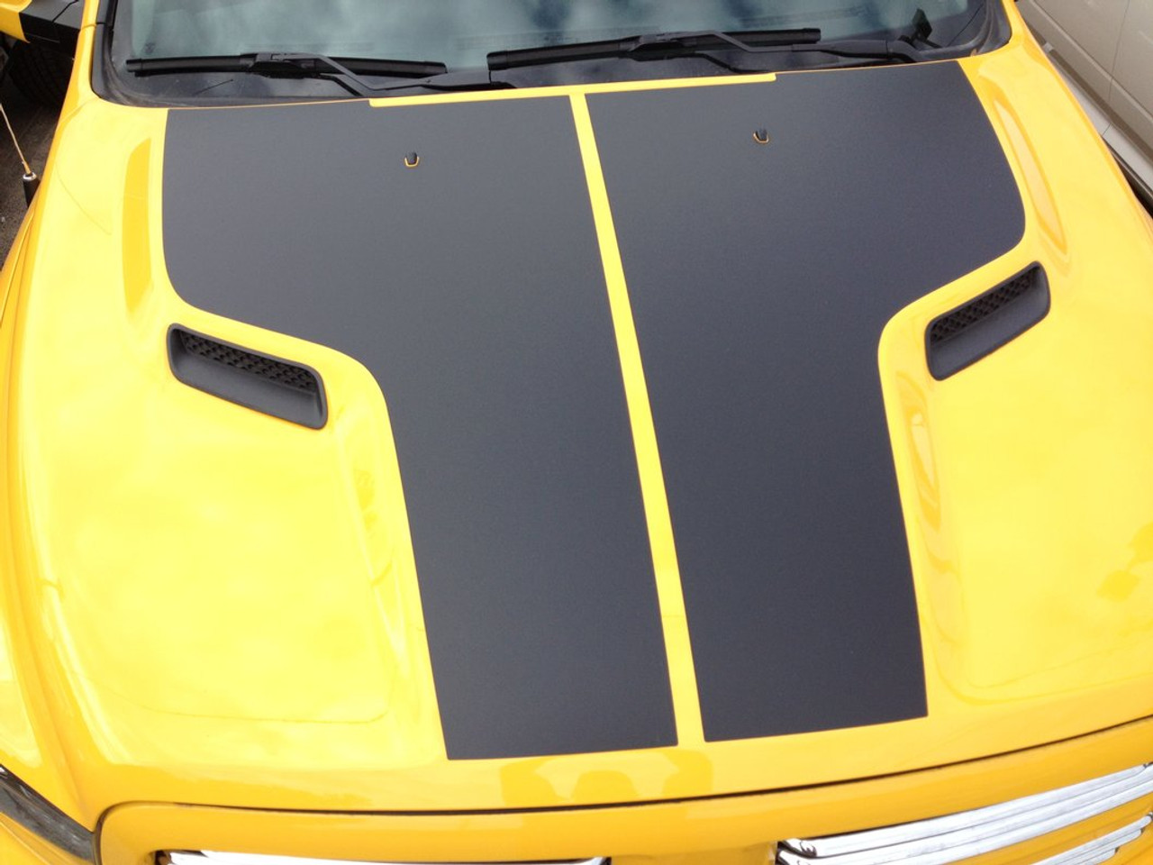 Factory Style Dodge Ram 1500 HEMI HOOD Stripes 2009 2018