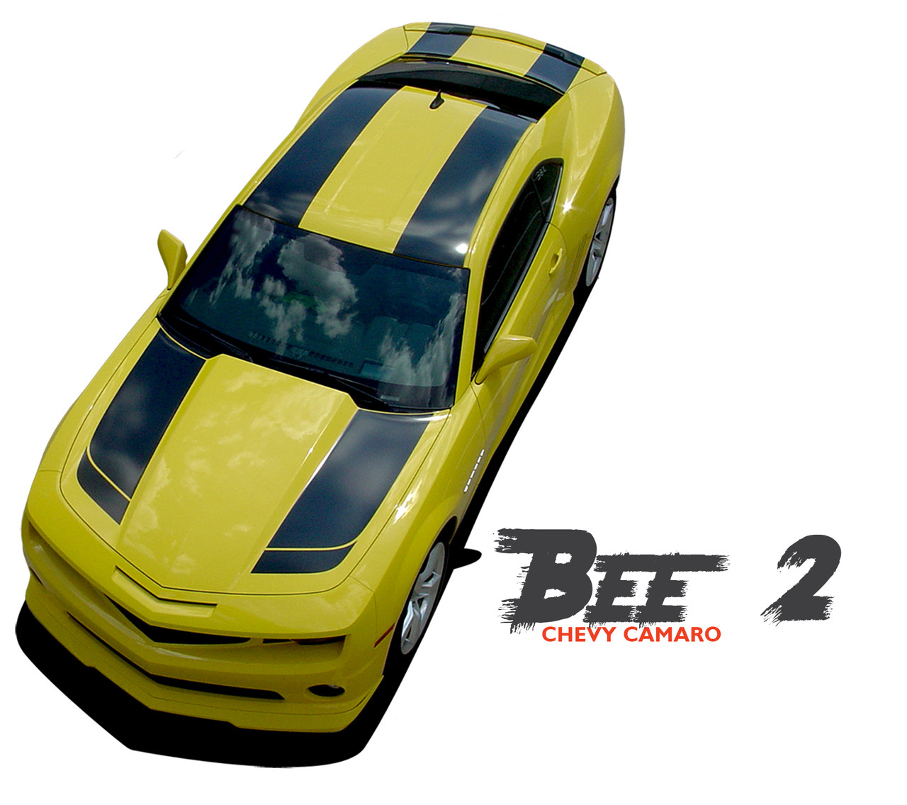 BEE 2 20102015 Chevy Camaro Bumblebee Tranformers Style Hood Racing