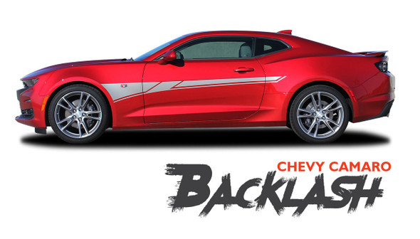 2019 2020 Chevy Camaro Side Body Stripes BACKLASH Decals Vinyl Graphics Kit