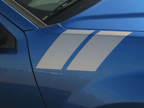 Fender View of Dodge Avenger stripes 2008-2014 Avenged Double Bar Decal Vinyl Graphics