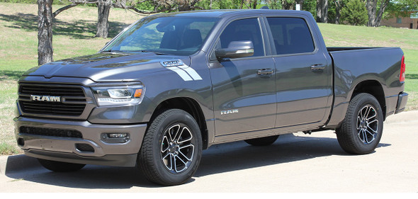 Profile Grey 2020 Ram 1500 Fender Stripes RAM HASHMARKS 2019-2024