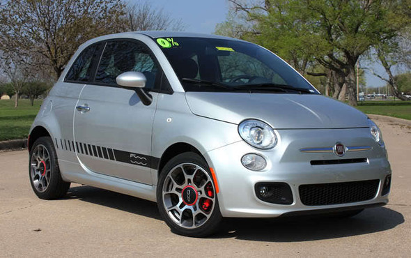 Fiat 500 Abarth Decals ROCKER STROBE 2012-2016 2017 2018 2019