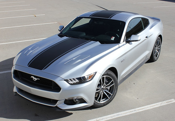Ford Mustang Wide Center Decals 3M MEDIAN 2015 2016 2017