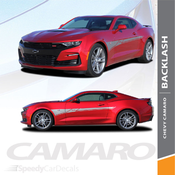 BACKLASH 2019 2020 2021 2022 2023 2024 Chevy Camaro Side Body Stripes Decals Vinyl Graphics Kit