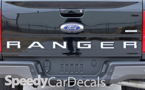 Ford Ranger Tailgate Stripes RANGER TAILGATE LETTERS 2019-2024