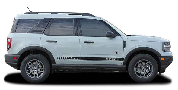 2021 2022 2023 2024 2024 Ford Bronco Side Stripes BREAK 3M Premium Auto Striping