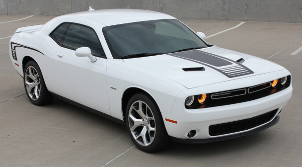 Dodge Challenger Side and Hood Decals CUDA STROBE 2011-2023