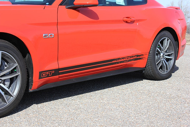 Ford Mustang Rocker Panel Stripes 2015 2016 2017 BREAKUP