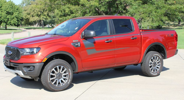 2019 Ford Ranger Door Stripes STRIKER SIDE KIT 2020 2021 2019