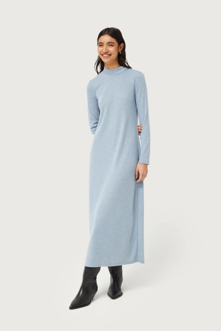 Knit Maxi Dress in Blue - Monkee's of Knoxville