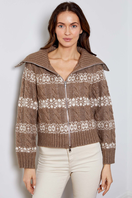 Brighton Cardigan in Umber Combo