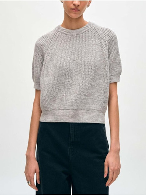 Organic Cotton T-Shirt in Grey Marl