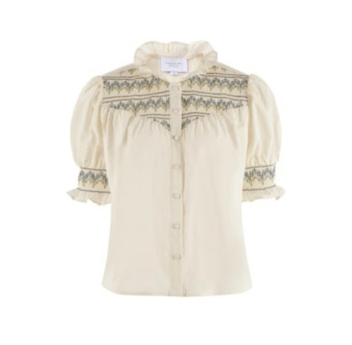 The Nicole Shirt in Cream