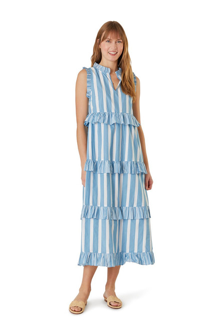 Julia Dress in Island Stripes