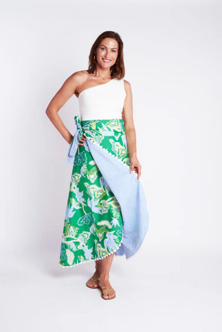 Terrenas Skirt in Winifred Green